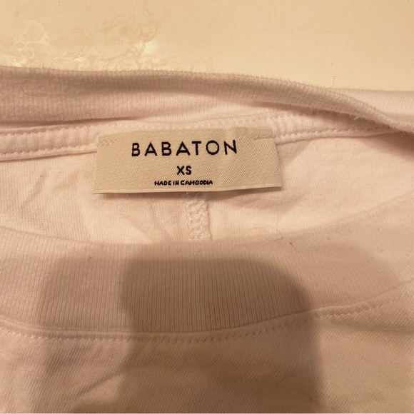 ARITZIA BABATON White Shoulder Pad Dress - Picture 3 of 4